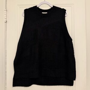 H&M Black Knit Sweater Vest